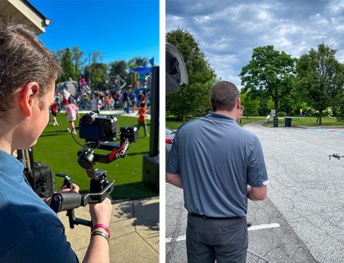 Flying our drone with the City of Beachwood